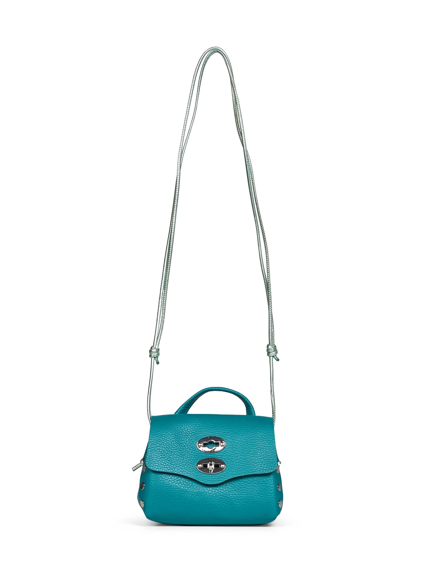 Borsa a mano Postina Super Baby verde pesto genovese