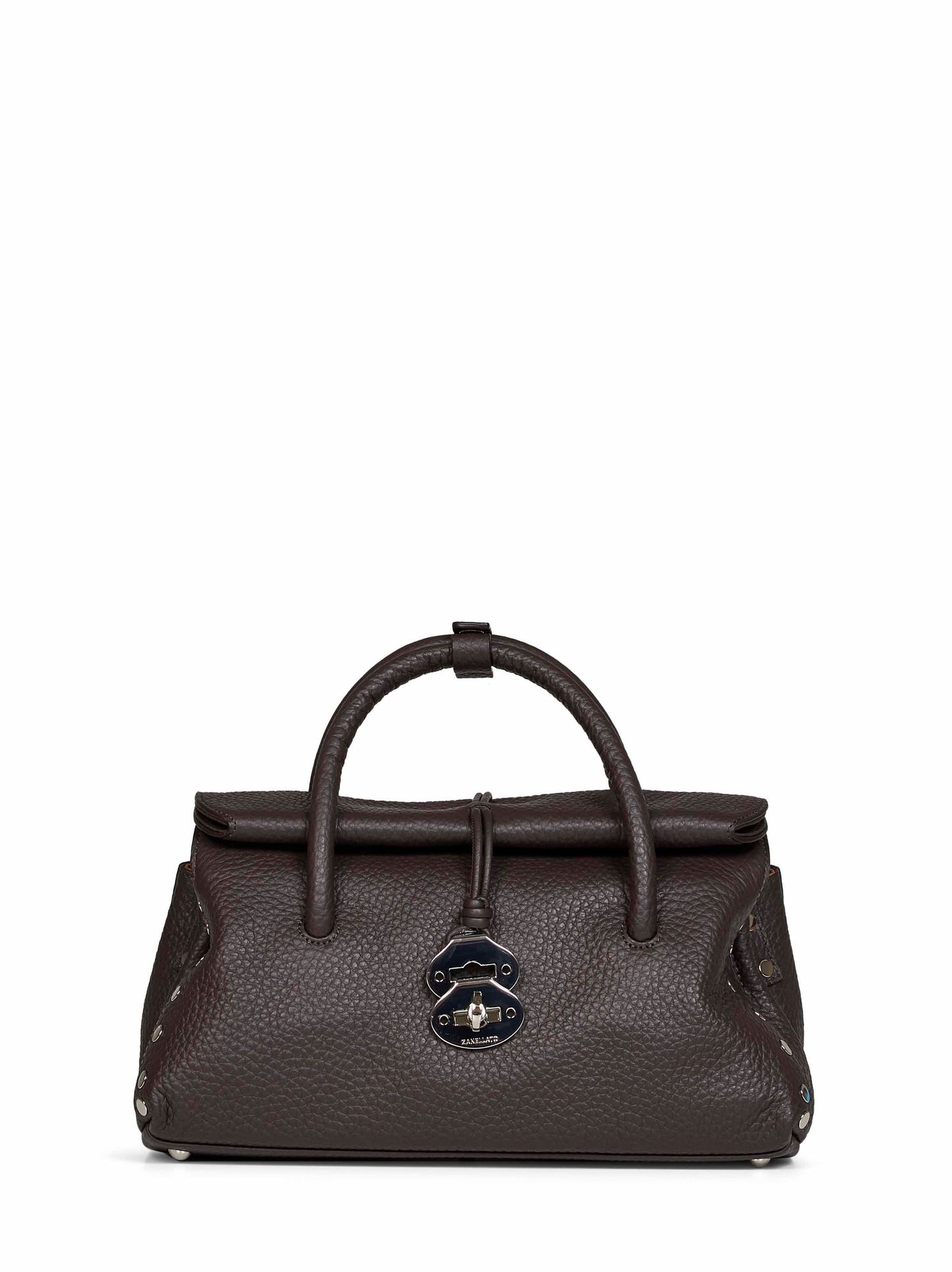 Borsa a mano Dotta Small marrone del monte