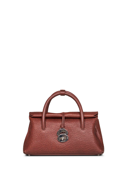 Brown fungo porcino Dotta Small handbag