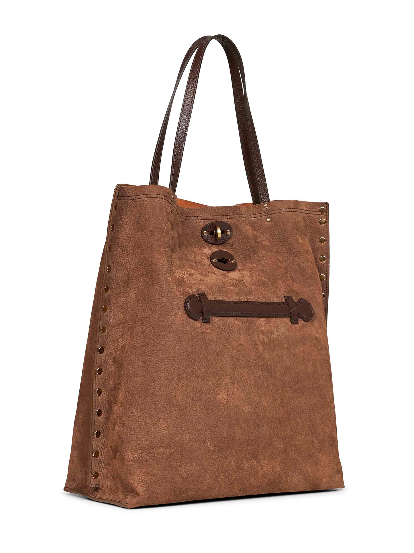 Borsa a mano A'spasso Medium marrone tartufo di Norcia
