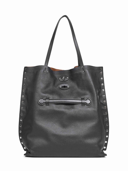Black lavagna A'spasso Medium tote bag