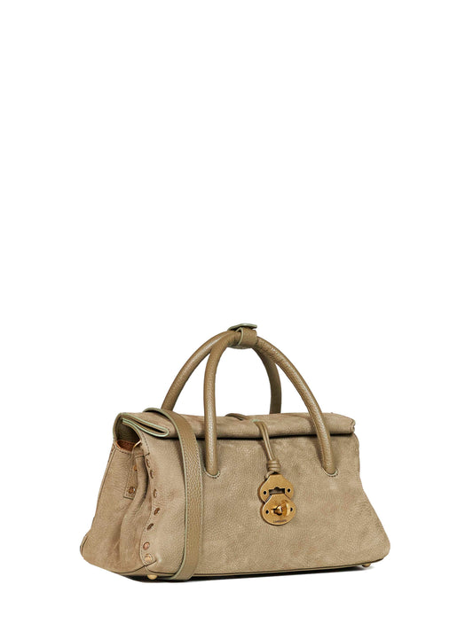 Borsa a mano Dotta Small verde altopiano di Asiago