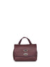 Borsa a mano Postina Baby rosso Chianti