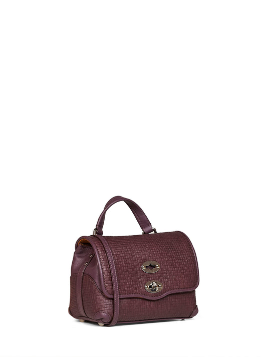 Borsa a mano Postina Baby rosso Chianti
