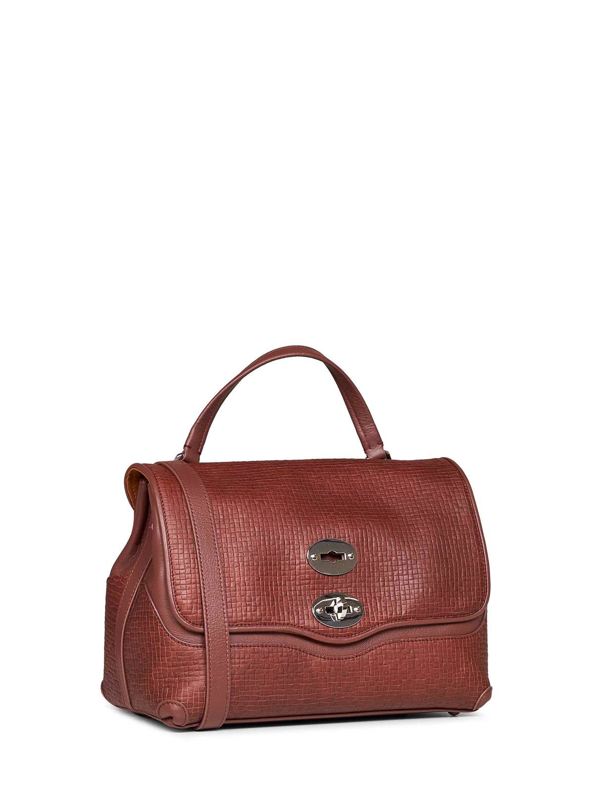 Borsa a mano Postina S marrone fungo porcino