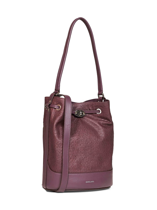 Borsa a mano Monda' Small rosso Chianti