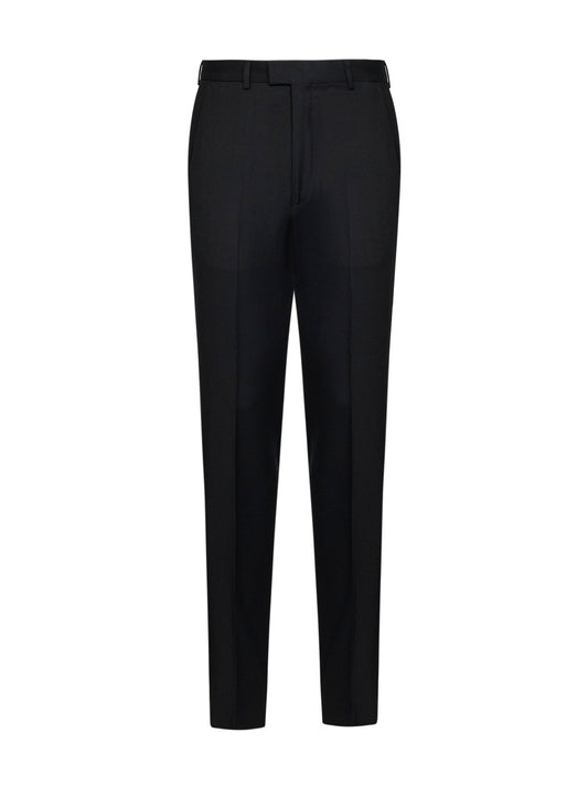 Pantaloni in Techmerino Wash&Go nero