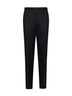 Pantaloni in Techmerino Wash&Go nero