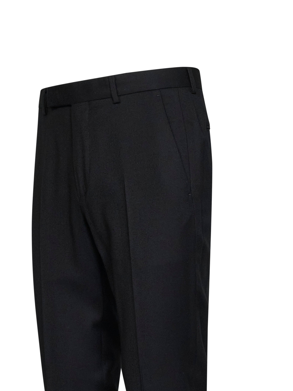 Pantaloni in Techmerino Wash&Go nero