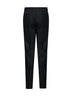 Pantaloni in Techmerino Wash&Go nero