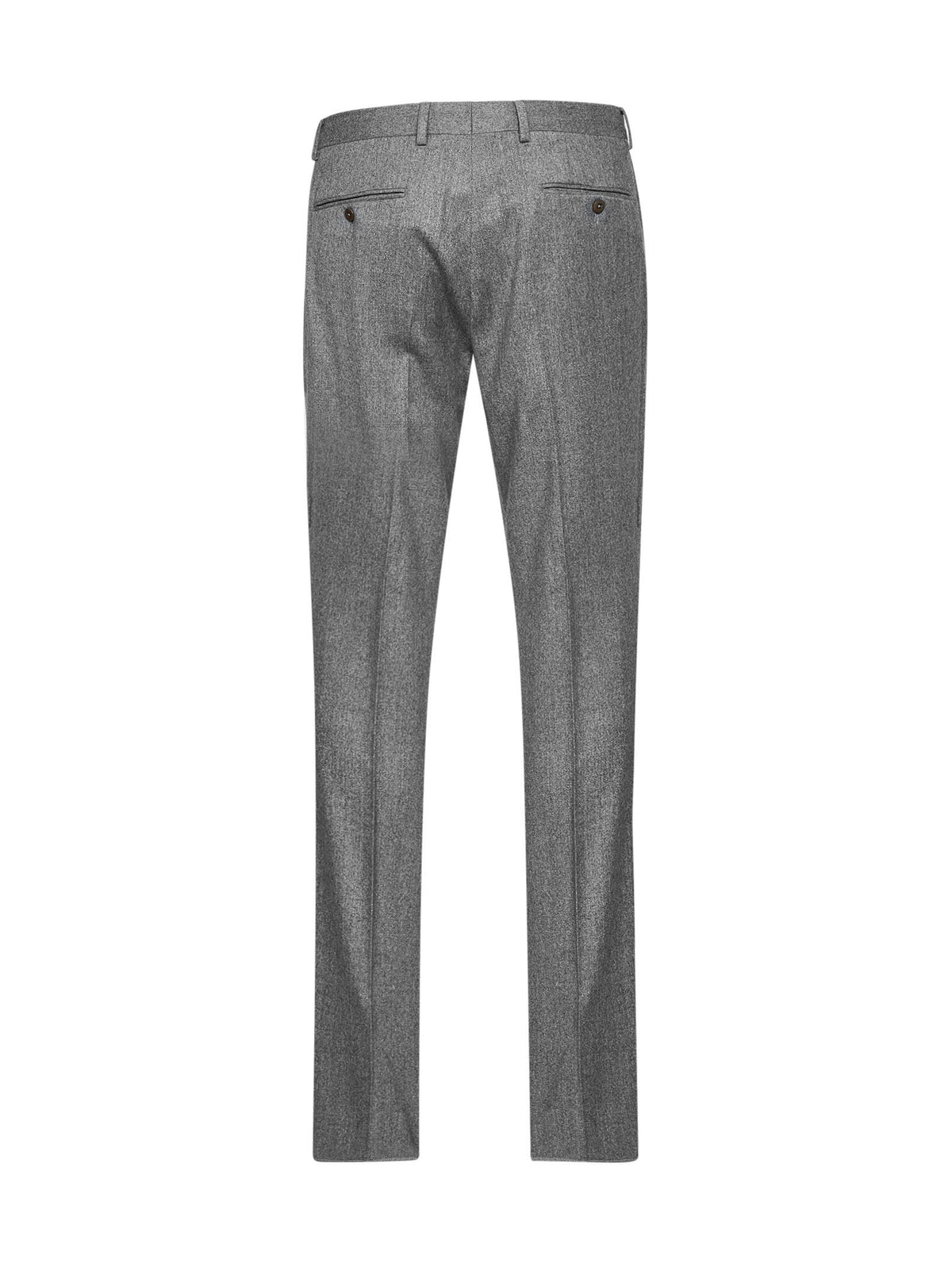 Melange grey Techmerino Wash&Go trousers