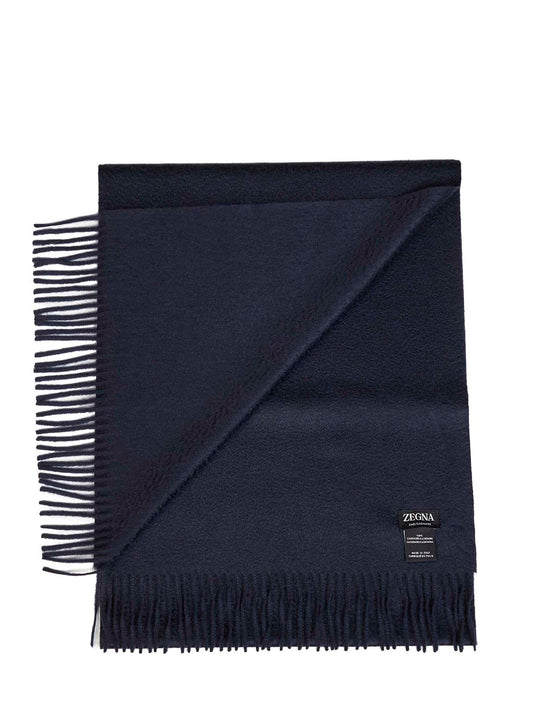 Navy blue Oasi Cashmere scarf