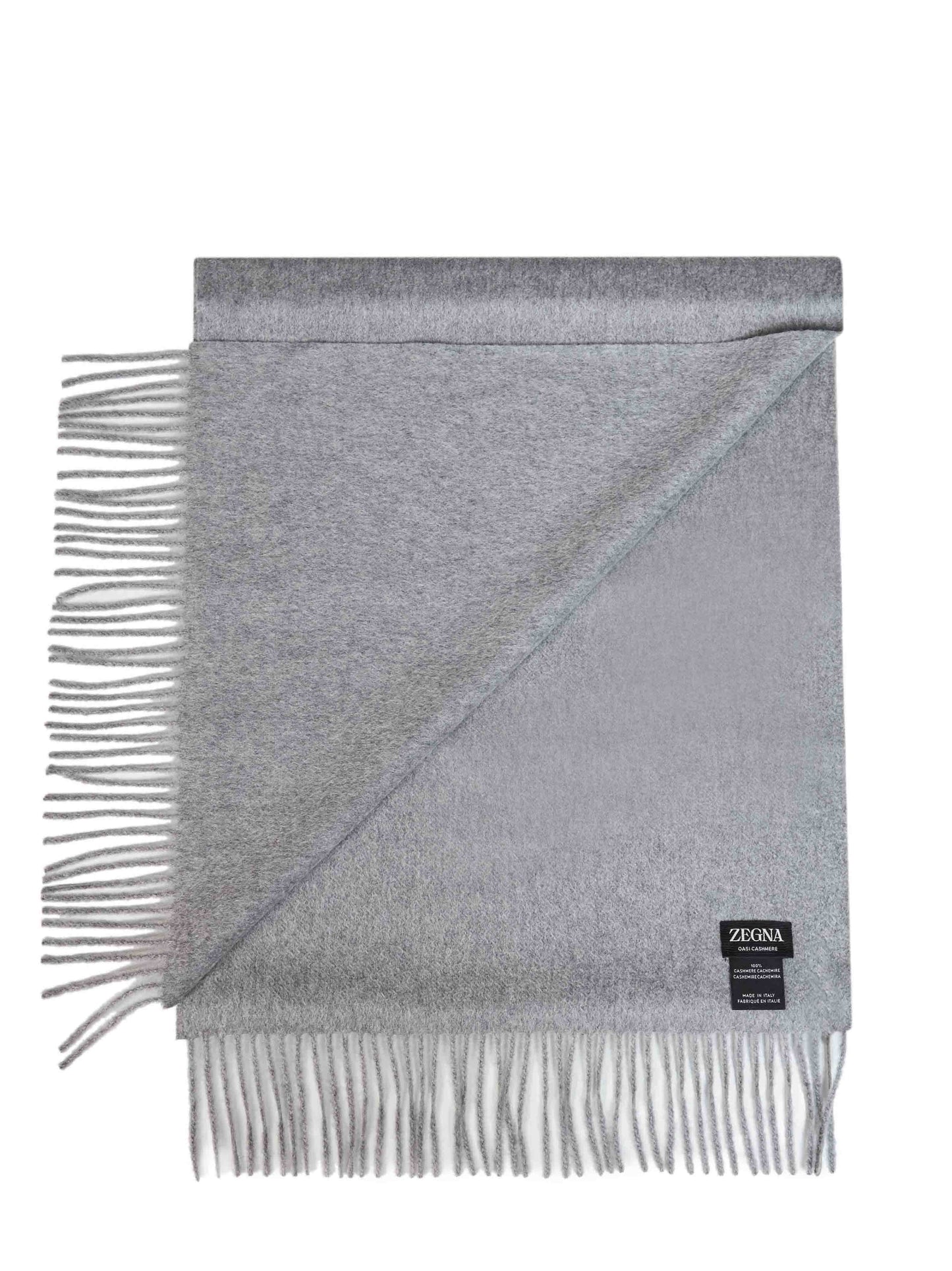 Medium grey Oasi Cashmere scarf
