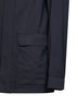 Car Coat con cappuccio Motorin 300cc in microfibra blu navy