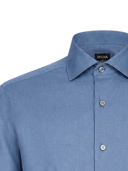 Camicia in Cashco blu