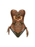 Olive Paisley-print lycra Mahon one-piece swimsuit