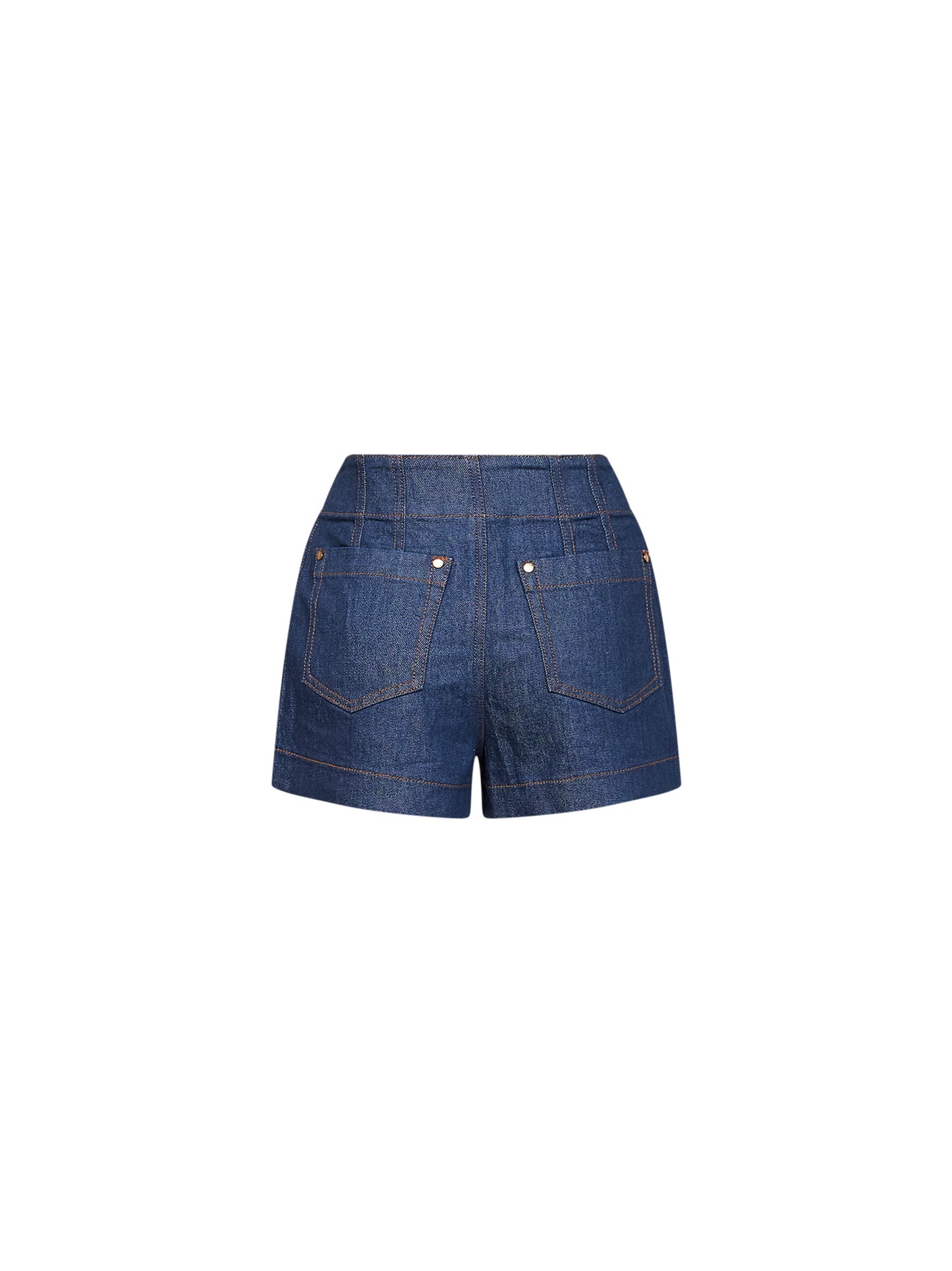 Shorts Aster in denim stretch inchiostro