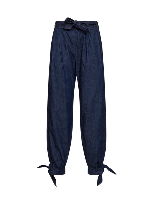 Ink denim Aster harem trousers