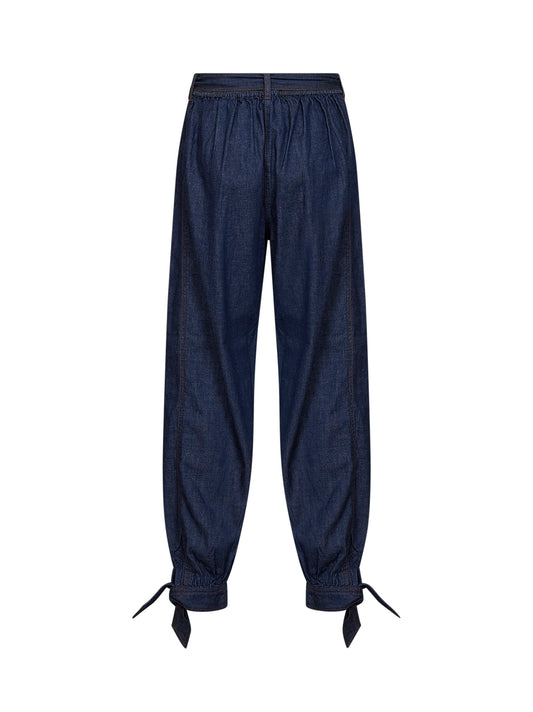 Ink denim Aster harem trousers
