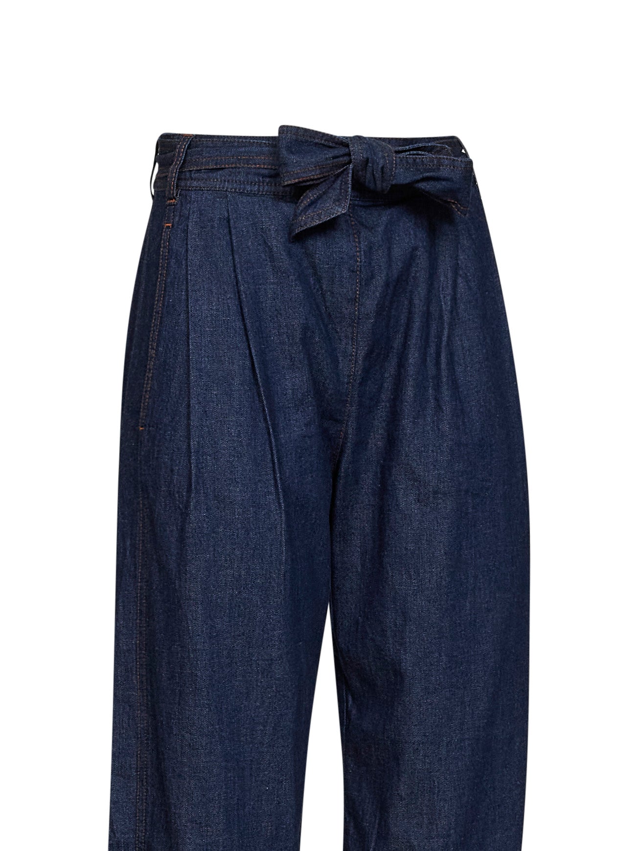 Ink denim Aster harem trousers