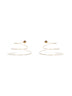 Gold Thin Spiral earrings