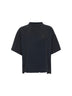 T-Shirt Cropped Balenciaga Nail Polish nera