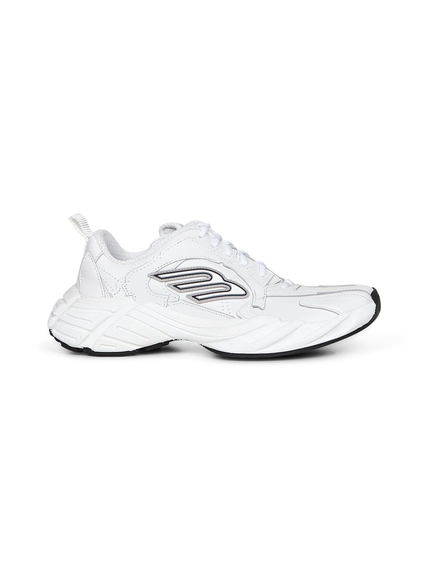 Sneakers Monday Shoe in pelle e poliestere bianco