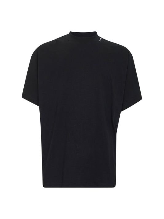 T-Shirt Security Tape Logo Oversize nera