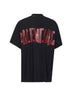 T-Shirt Security Tape Logo Oversize nera