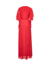 Orange georgette Adrian long dress