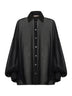 Black georgette Cucumber shirt