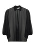 Black georgette Cucumber shirt