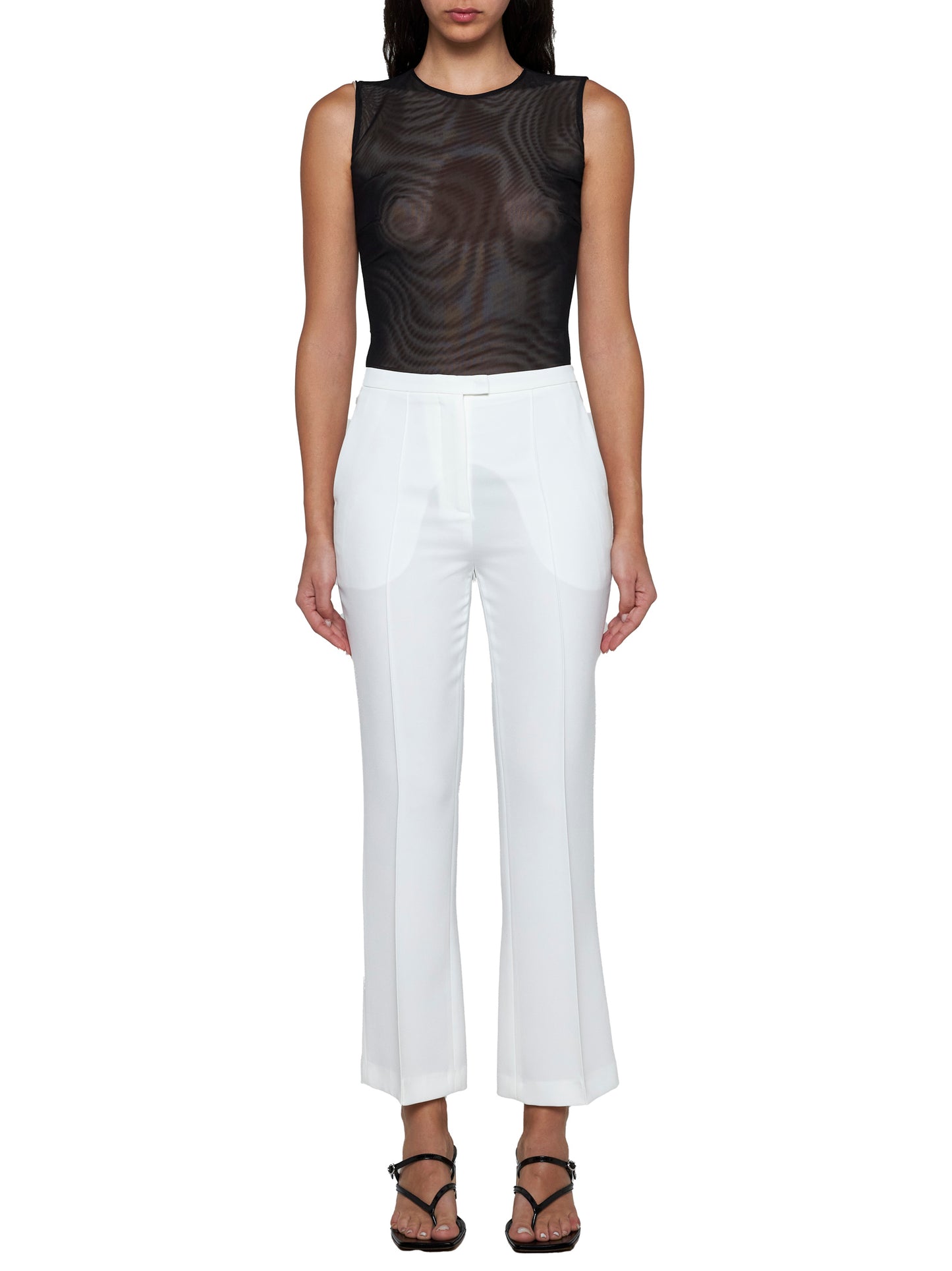 Pantaloni Pleomele con impunture