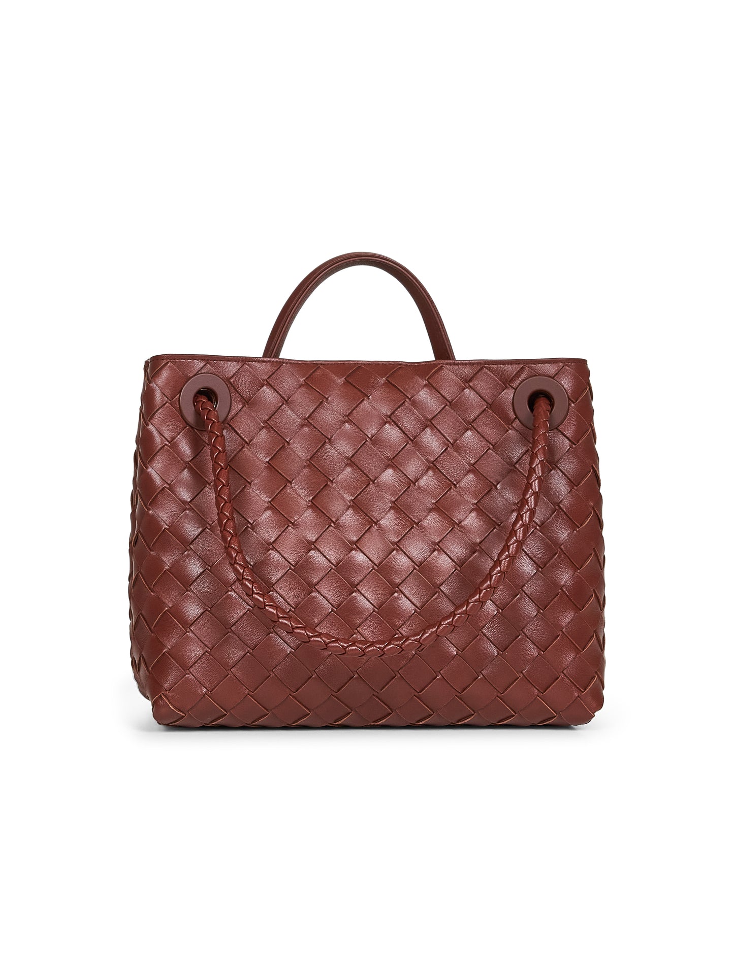 Brown Small Andiamo top handle bag