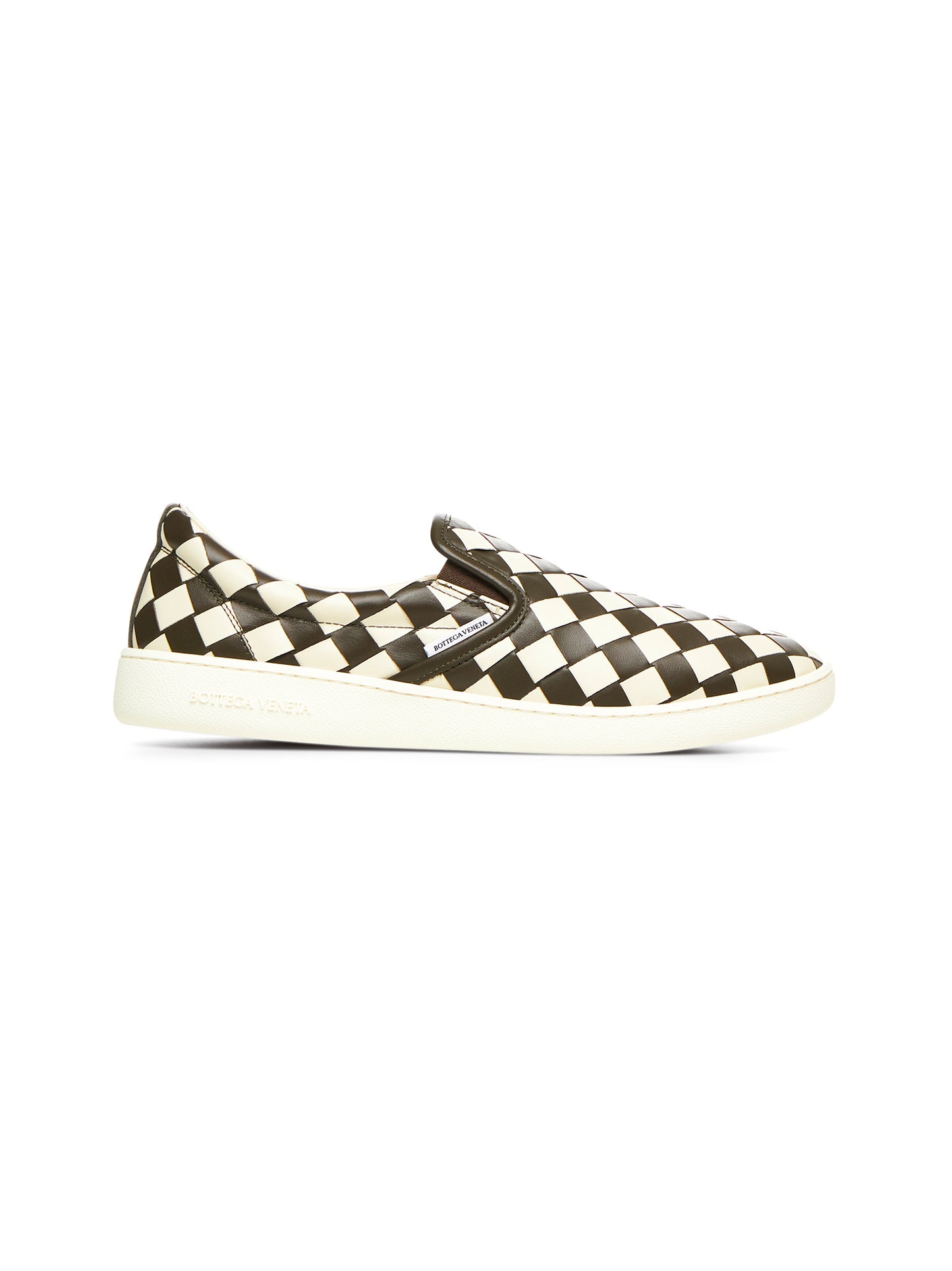 Sawyer Two-Tone Intrecciato Leather Slip-On Sneakers
