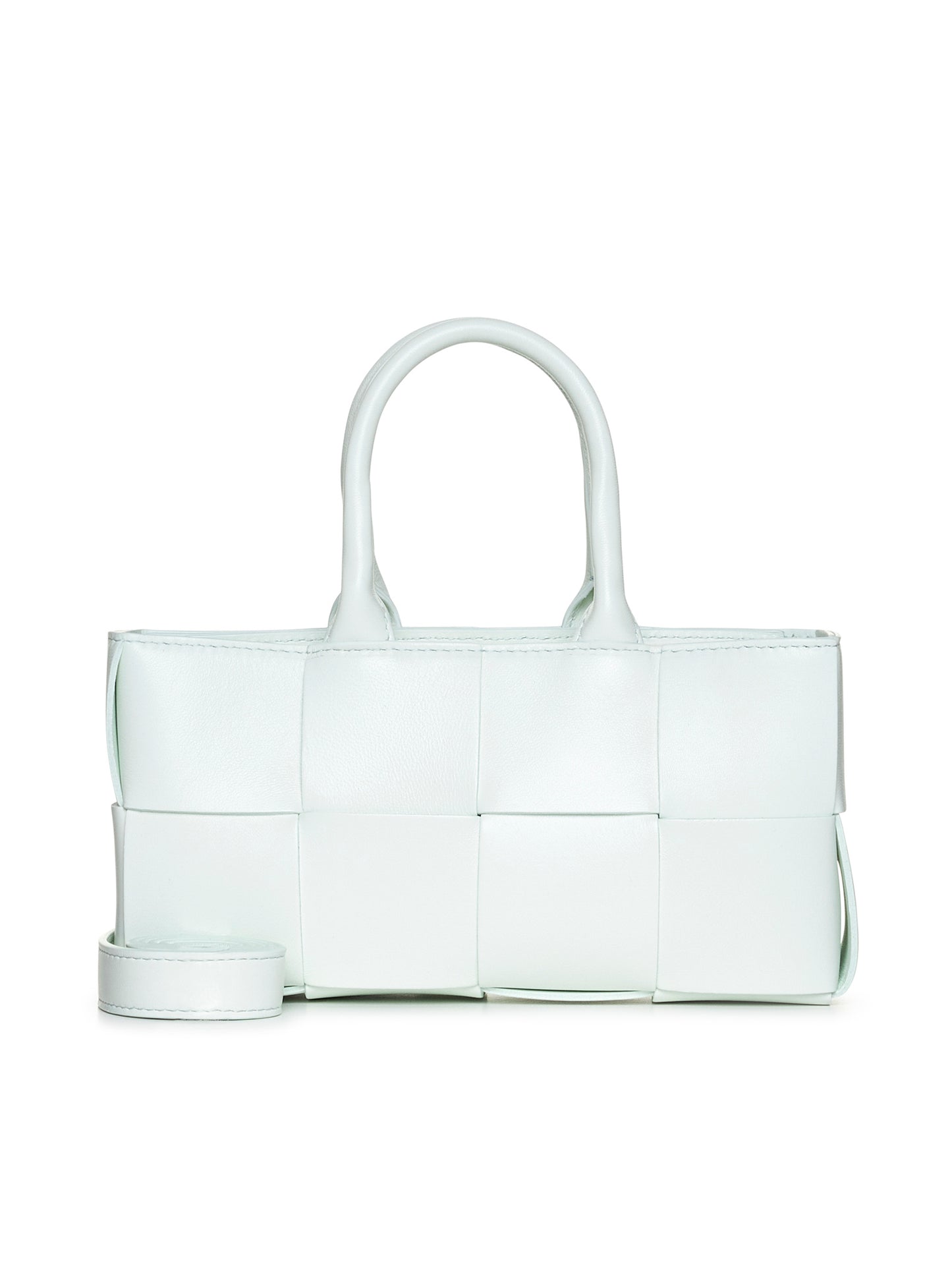 East-West Arco Tote mini nappa leather bag