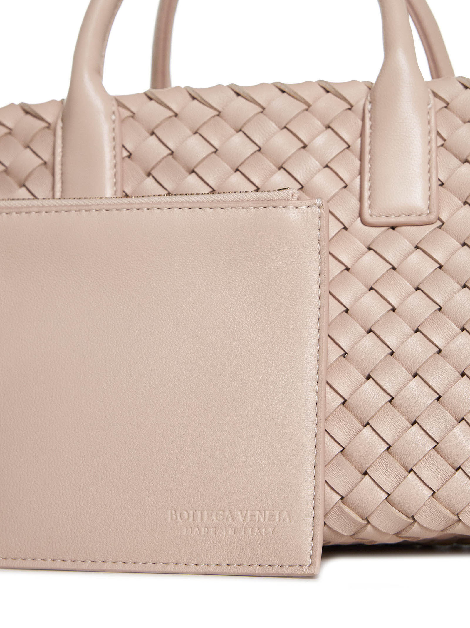 ハンドバッグ BOTTEGA VENETA PINK LEATHER MINI CABAT HANDBAG Bottega Veneta Pink Leather Mini Cabat Handbag | italist