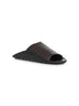 Brown Intrecciato leather Wave mule
