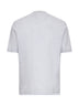 T-shirt in cotone bianco con Faux Layering