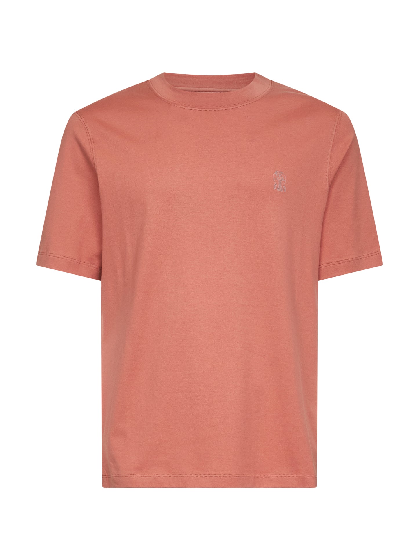 Pink Solomeo crest T-shirt