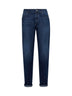 Blue denim traditional fit jeans
