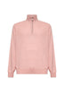 Pink cashmere turtleneck sweater