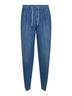 Pantalone leisure fit in denim blu medio