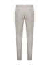 Pantaloni italian fit in gabardina beige