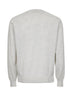 Maglia girocollo in cotone grigio