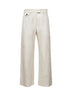 Ivory cover Chino Crop trousers