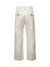 Ivory cover Chino Crop trousers