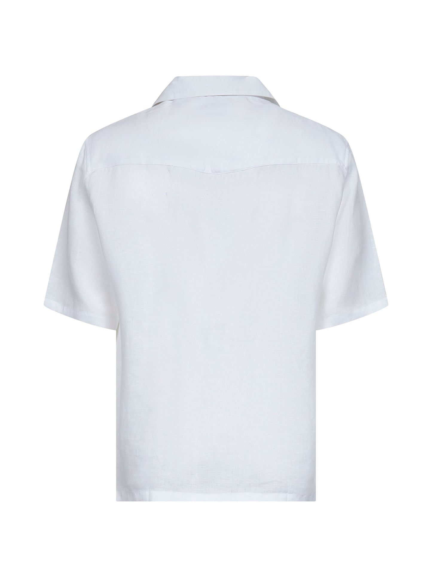 White linen easy fit shirt