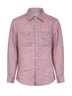 Coral linen easy fit shirt