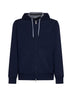 Cotton-blend zip-up hoodie